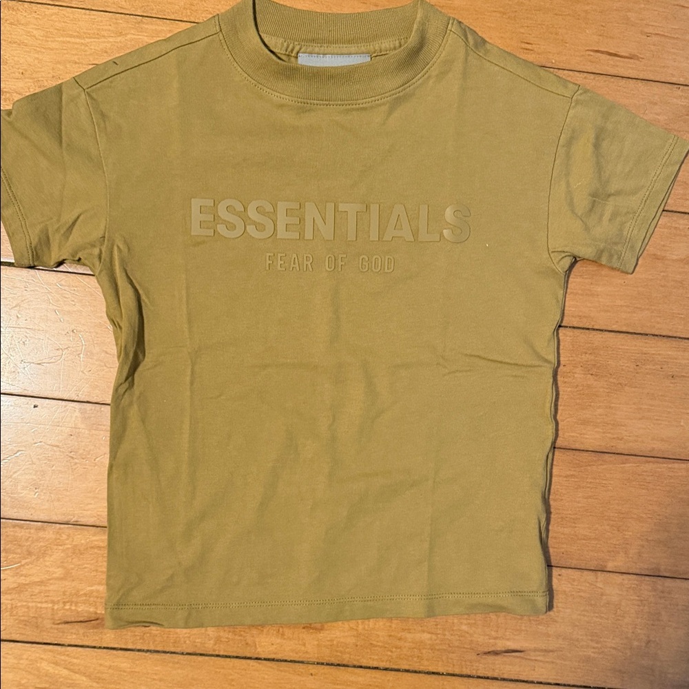 Fear of God Essentials Mustard Tee